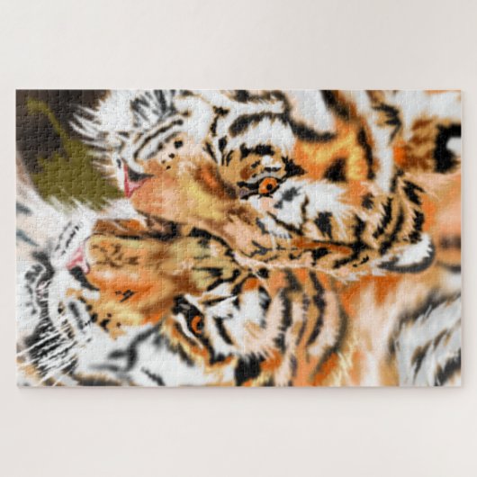 Couple Tiger Puzzle (Horizontal)