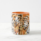 Couple Tigers Tasse Geschenk - Umarmung (Zentrum)