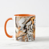 Couple Tigers Tasse Geschenk - Umarmung (Links)