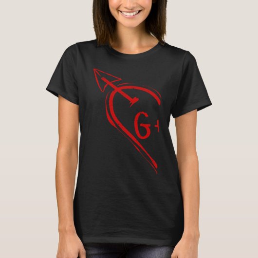 Couple Valentine Heart for Her G 2023 Happy Valent T-Shirt (Vorderseite)