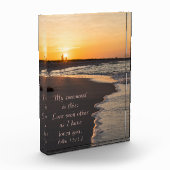 Couple Walking Beach bei Sunrise John 15 12 Fotoblock (Links)