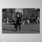 Couple Walking Poster (Vorne)