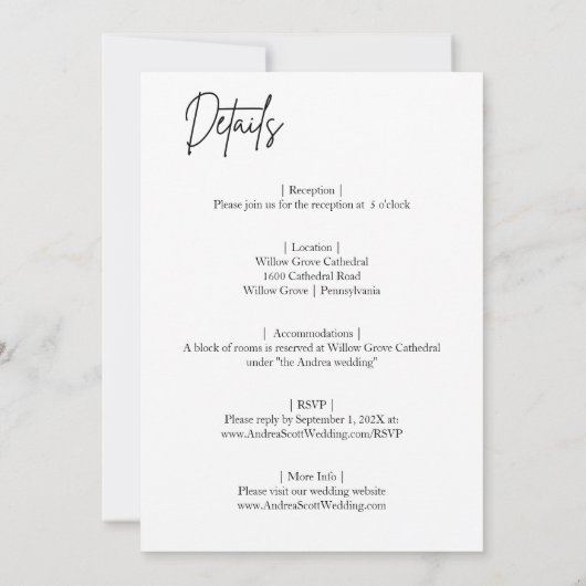 Couple Water color Save the Date Einladung (Rückseite)