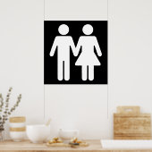 Couple WC Style Poster (Küche)