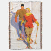 Couple Wearing Snowschuhe von McClelland Barclay Decke (Vorderseite Vertikal)