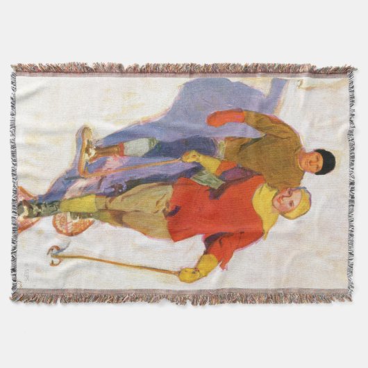 Couple Wearing Snowschuhe von McClelland Barclay Decke (Vorderseite)