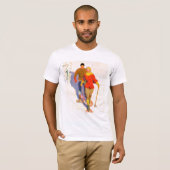 Couple Wearing Snowschuhe von McClelland Barclay T-Shirt (Vorne ganz)