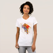 Couple Wearing Snowschuhe von McClelland Barclay T-Shirt (Vorne ganz)