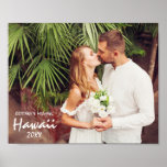 Couple Wedding and Honeymoon Photo Poster<br><div class="desc">Couple Wedding and Honeymoon Photo Poster</div>