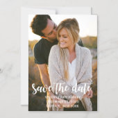 Couple Wedding Foto Magneteinladung (Vorderseite)