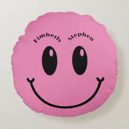 Couple Wedding Geschenk Einzigartiges Funny Happy Rundes Kissen