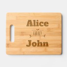 Couple Wedding Individuellen Namens Pot Holders