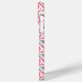 Couple Wedding Liebe 3 Foto Herzmuster Case-Mate iPhone Hülle (Rückseite / Links)