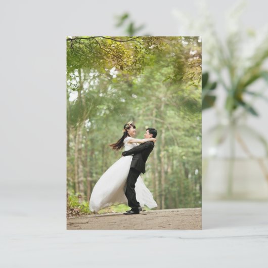 Couple Wedding Park Newlyweds Wedding Day Husband (Stehend Vorderseite)