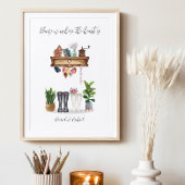 Couple Welly Boots Housewärming Poster