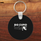 Couple Wife Husband Big Cud Energy Valentines Da  Schlüsselanhänger (Vorderseite)