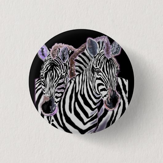 Couple Zebra Button (Vorderseite)