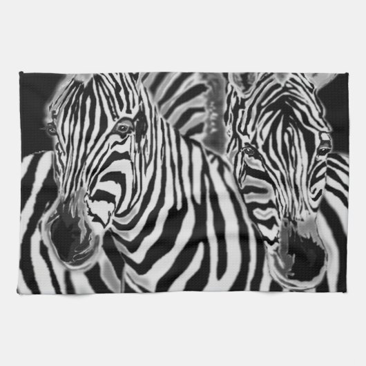 Couple Zebra Küchentuch (Horizontal)