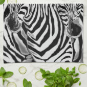 Couple Zebra Küchentuch - Farbe auswählen (Gefaltet)