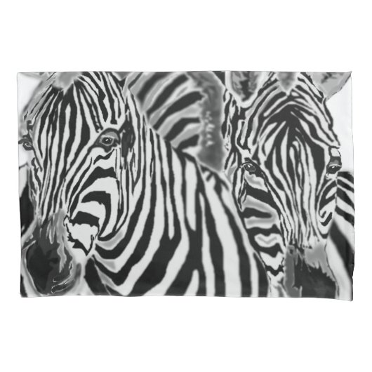 Couple Zebra Pillow Kissenbezug (Vorderseite)