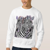 Couple Zebra Sweatshirt (Vorderseite)