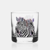Couple Zebra Whiskyglas (Vorderseite)