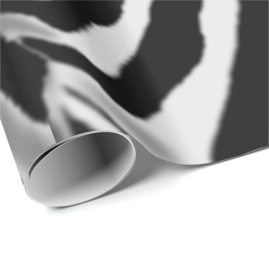 Couple Zebra Wrapping Paper Geschenkpapier (Rolleneckpunkt)