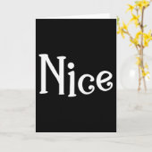 Couples Christmas Naughty Nice Matching Holiday Ma Karte (Gelbe Blume)