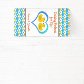 Couple's Cruising Ducks Cabin Door Magnet Banner (InSitu)