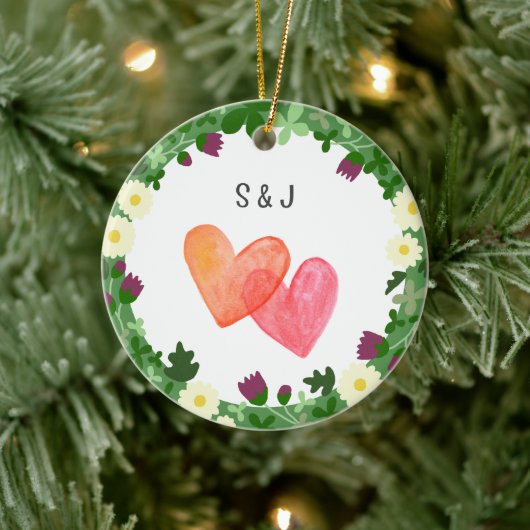 Couple's First Christmas Together - ein neues Gesc Keramik Ornament (Baum)