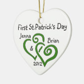 Couple's First St.Patrick's Day Ornament (Links)