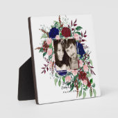 COUPLES FOTO Hochzeit, Jahrestag, Neues Zuhause-Ge Fotoplatte (Vorderseite)