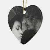 Couple's Foto Weihnachten Foto Ornament Keepake (Links)