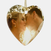 Couple's Foto Weihnachtsschmuck Keepake (Rechts)