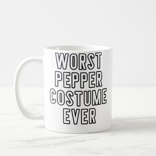 Couples Halloween Worst Pepper Ever Kaffeetasse (Links)
