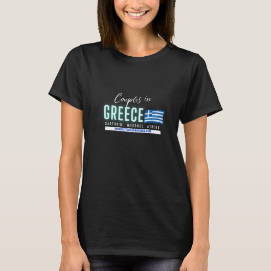 Couples In Greece T-Shirt (Vorderseite)