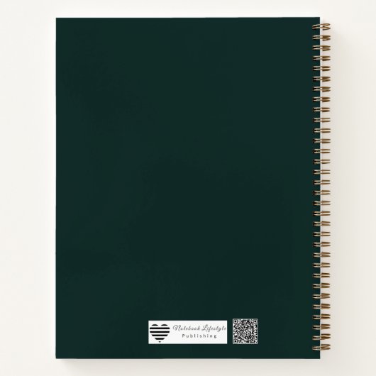 Couple's Interlocking Circle Notizblock (Rückseite)