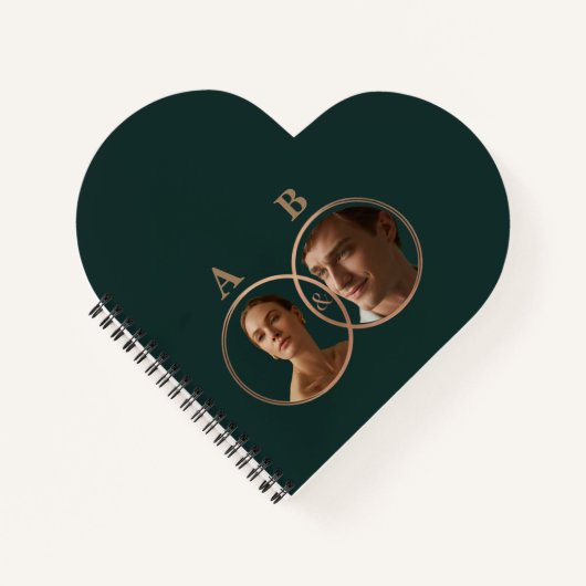 Couple's Interlocking Circle Notizblock (Vorderseite)