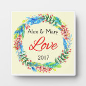 Couple's Liebe Plaque Fotoplatte (Vorderseite)