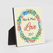 Couple's Liebe Plaque Fotoplatte (Vorderseite)