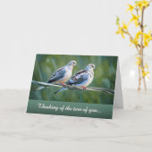 Couple's Loss - Thinking of the Two of You - Card Karte (Gelbe Blume)