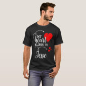 Couples Matching  My Heart Belong to Jesse  My Lov T-Shirt (Vorne ganz)