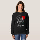 Couples Matching My Heart Belong to Landon My Love Sweatshirt (Vorne ganz)