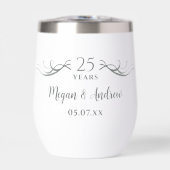 Couples Names 25th Wedding Anniversary Gift (Vorderseite)