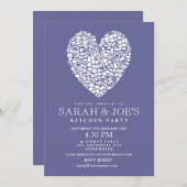 Couple's New Kitchen House Erwärmung Party laden Einladung (Vorne/Hinten)