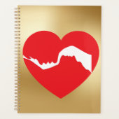 Couples Red Heart 2026 Planner Planer (Vorderseite)