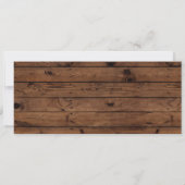 Couple's Shower Ticket Chalkboard Rustikale Einlad Einladung (Rückseite)