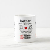 Couples That Fart Together Mug Kaffeetasse (Mittel)
