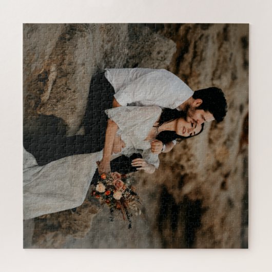 Couple's Wedding 20" x 20" Puzzle (Horizontal)