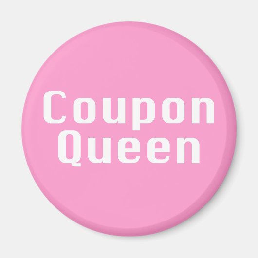 Coupon Queen Gips Magnet (Vorne)